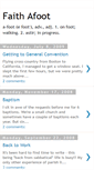 Mobile Screenshot of faithafoot.blogspot.com