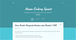 Desktop Screenshot of neverending-spirit.blogspot.com