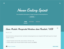 Tablet Screenshot of neverending-spirit.blogspot.com