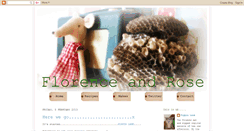 Desktop Screenshot of florenceandrose.blogspot.com