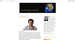 Desktop Screenshot of evrenselbeyin.blogspot.com