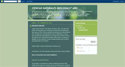 Desktop Screenshot of cienciasnaturales-biologia.blogspot.com