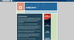 Desktop Screenshot of nettipokeri.blogspot.com