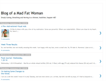 Tablet Screenshot of madfatwomanblog.blogspot.com