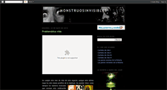 Desktop Screenshot of monstruos-invisibles.blogspot.com