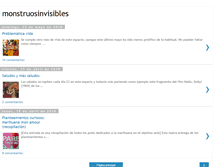 Tablet Screenshot of monstruos-invisibles.blogspot.com