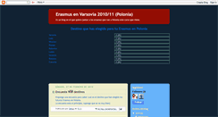 Desktop Screenshot of denysdeerasmusenvarsovia.blogspot.com