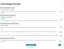 Tablet Screenshot of cielodesperdiciado.blogspot.com