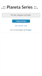 Mobile Screenshot of planetaseries.blogspot.com
