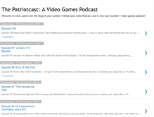 Tablet Screenshot of patriotcastpod.blogspot.com