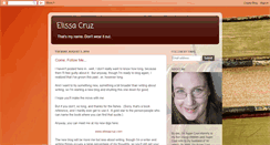 Desktop Screenshot of elissacruz.blogspot.com