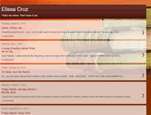 Tablet Screenshot of elissacruz.blogspot.com