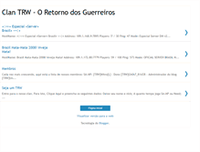 Tablet Screenshot of clantrw.blogspot.com