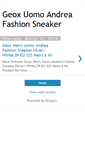 Mobile Screenshot of geox-uomo-andrea-fashion-sneaker.blogspot.com