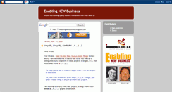 Desktop Screenshot of enablingnewbusiness.blogspot.com