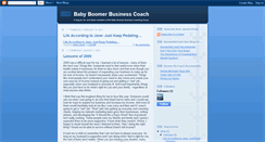 Desktop Screenshot of boomerbizcoach.blogspot.com