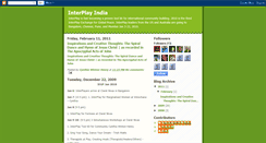 Desktop Screenshot of interplayindia2009.blogspot.com