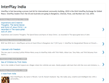 Tablet Screenshot of interplayindia2009.blogspot.com