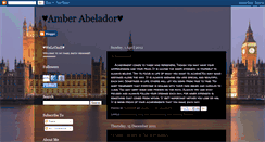 Desktop Screenshot of amberabelador888.blogspot.com