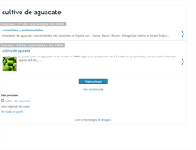 Tablet Screenshot of cultivosaguacate.blogspot.com