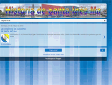 Tablet Screenshot of historiadesantaines.blogspot.com