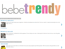 Tablet Screenshot of bebetrendy.blogspot.com