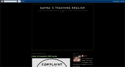 Desktop Screenshot of gafnaenglish.blogspot.com