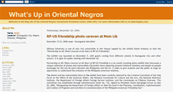 Desktop Screenshot of orientalnegros.blogspot.com