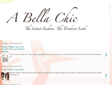 Tablet Screenshot of abellachic.blogspot.com