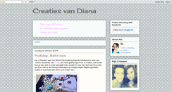 Desktop Screenshot of kaart-en-scrapcreaties-van-diana.blogspot.com