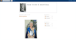 Desktop Screenshot of nemtudoementira.blogspot.com