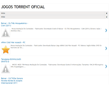 Tablet Screenshot of jogostorrent-oficial.blogspot.com