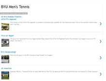 Tablet Screenshot of byutennis.blogspot.com