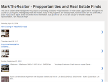 Tablet Screenshot of marktherealtor.blogspot.com