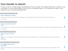 Tablet Screenshot of blondie2takeshi.blogspot.com