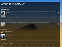 Tablet Screenshot of countrygirlodyssey.blogspot.com