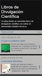 Mobile Screenshot of librosdivulgacioncientifica.blogspot.com