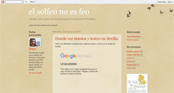 Desktop Screenshot of elsolfeonoesfeo.blogspot.com