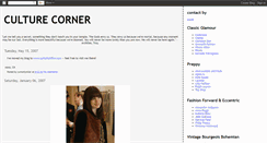 Desktop Screenshot of culturecorner.blogspot.com