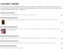 Tablet Screenshot of culturecorner.blogspot.com