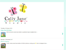 Tablet Screenshot of callyjanestudio.blogspot.com