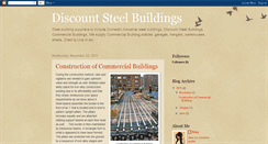 Desktop Screenshot of discountedsteelbuildings.blogspot.com