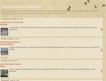 Tablet Screenshot of discountedsteelbuildings.blogspot.com