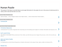 Tablet Screenshot of humanpuzzles.blogspot.com
