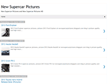 Tablet Screenshot of newsupercarpictures.blogspot.com