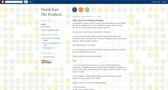 Desktop Screenshot of finishkare.blogspot.com