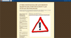 Desktop Screenshot of cursosociologianuevastecnologias.blogspot.com