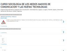 Tablet Screenshot of cursosociologianuevastecnologias.blogspot.com