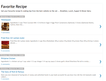 Tablet Screenshot of favrecipe.blogspot.com