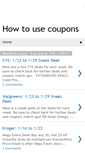 Mobile Screenshot of howtousecoupons.blogspot.com